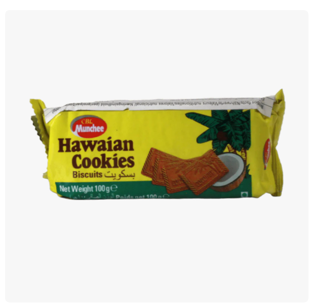 Munchee - 100g Hawaian Cookies