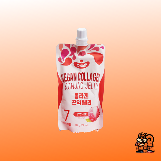 DELIEF Vegan Collagen Konjac Jelly Lychee 10x120ml