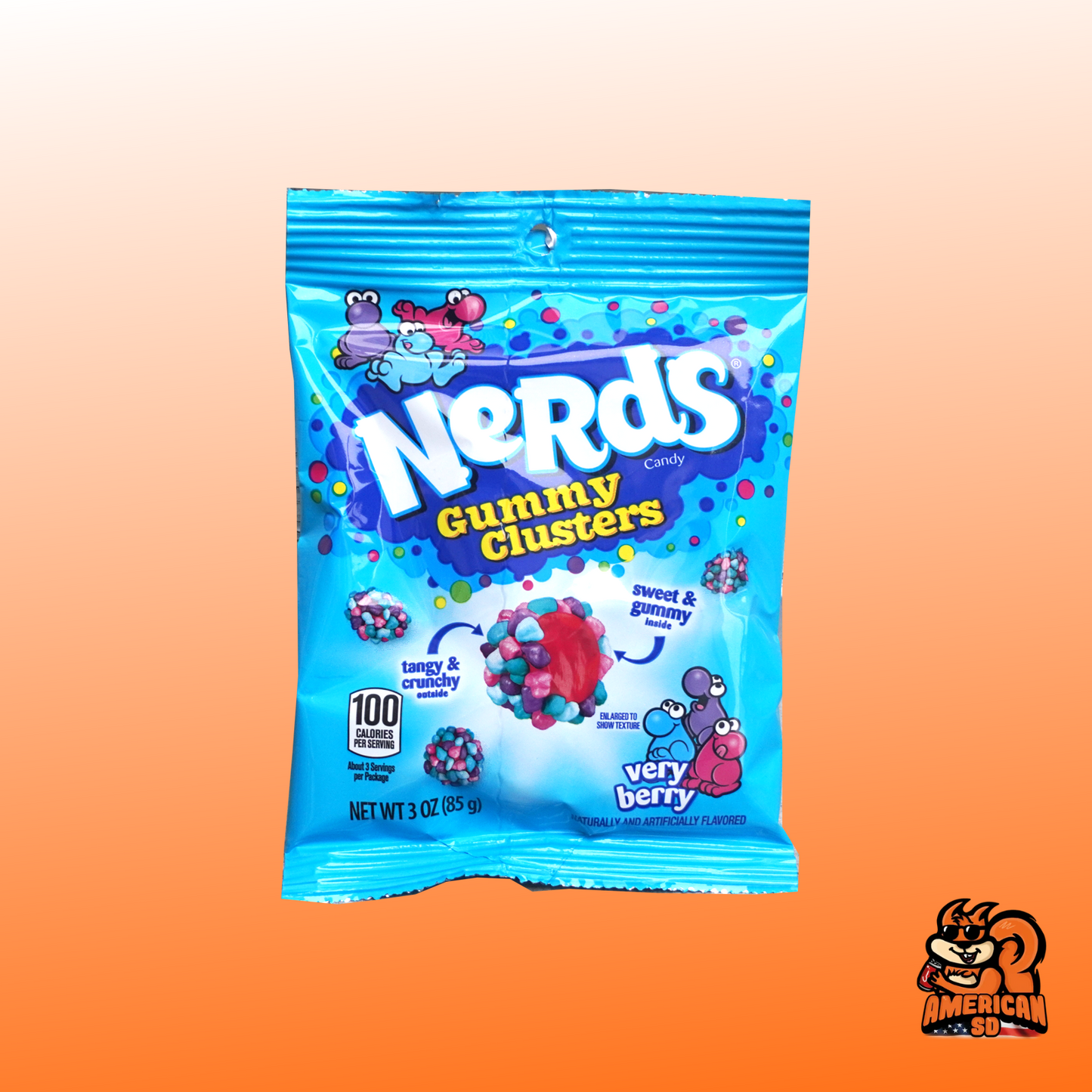 Nerds Gummy Cluster Very Berry 12x85g