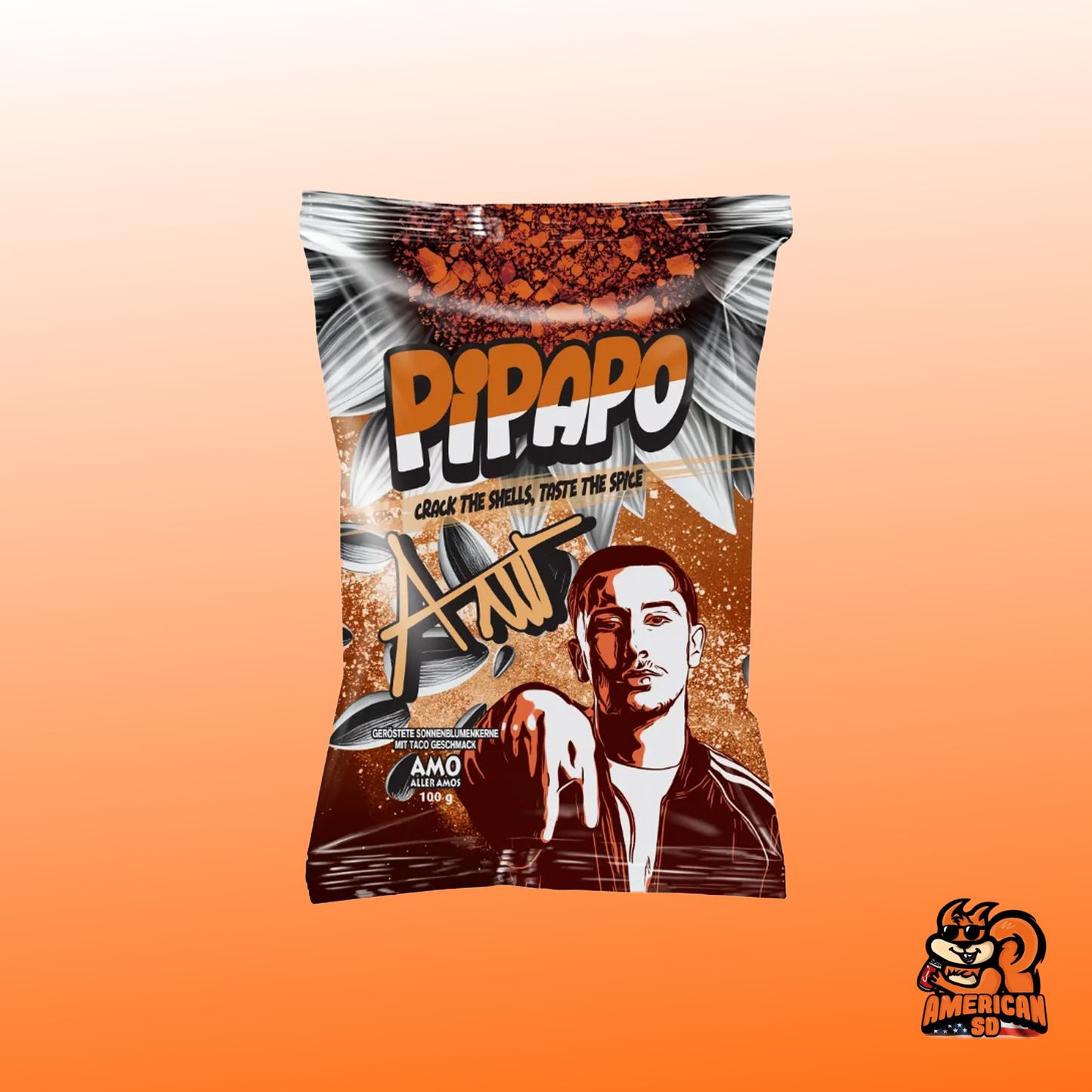 PIPAPO - AMO Sonnenblumenkerne - Taco 100g