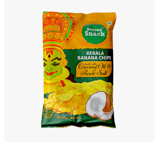 Beyond - 100g Kerala Banana Chips Kokonussol & Rock Salz