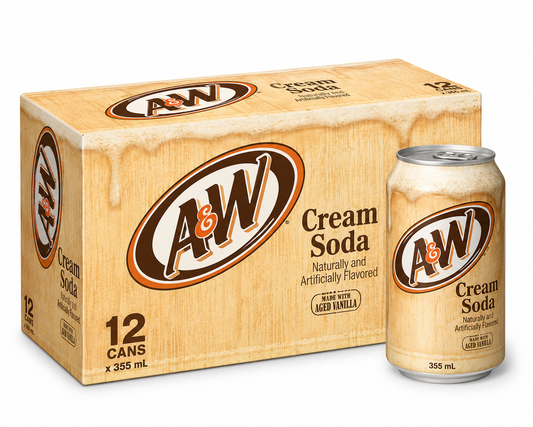 12 x 355ml | A&W | Cream Soda