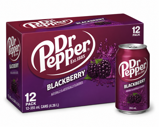 12 x 355ml | Dr Pepper |  Blackberry