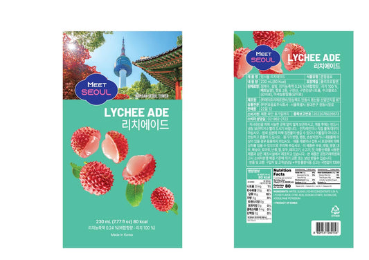 Meet Seoul Lychee Ade 10x230ml