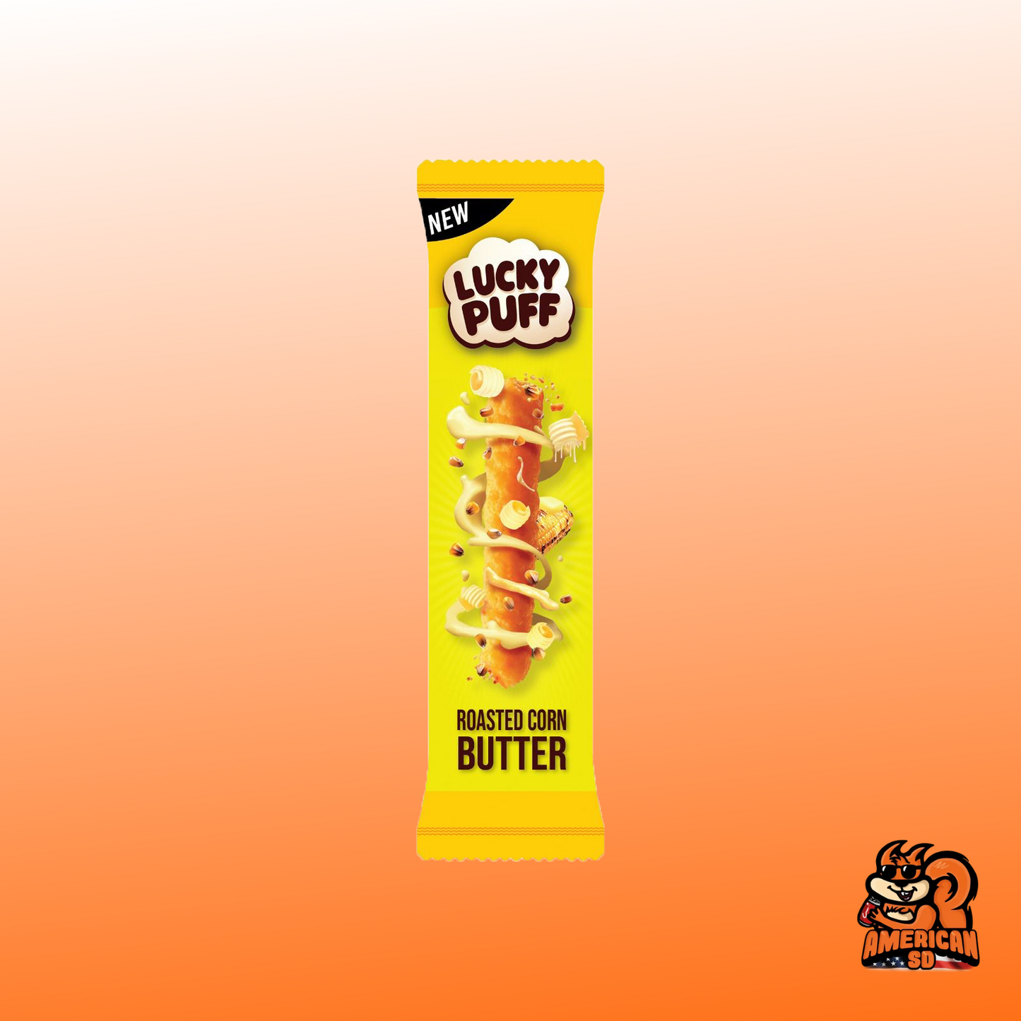 Lucky Puff Roasted Corn Butter  1x6g