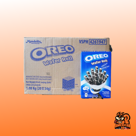 20 x 54g   Oreo Wafer Roll Vanilla