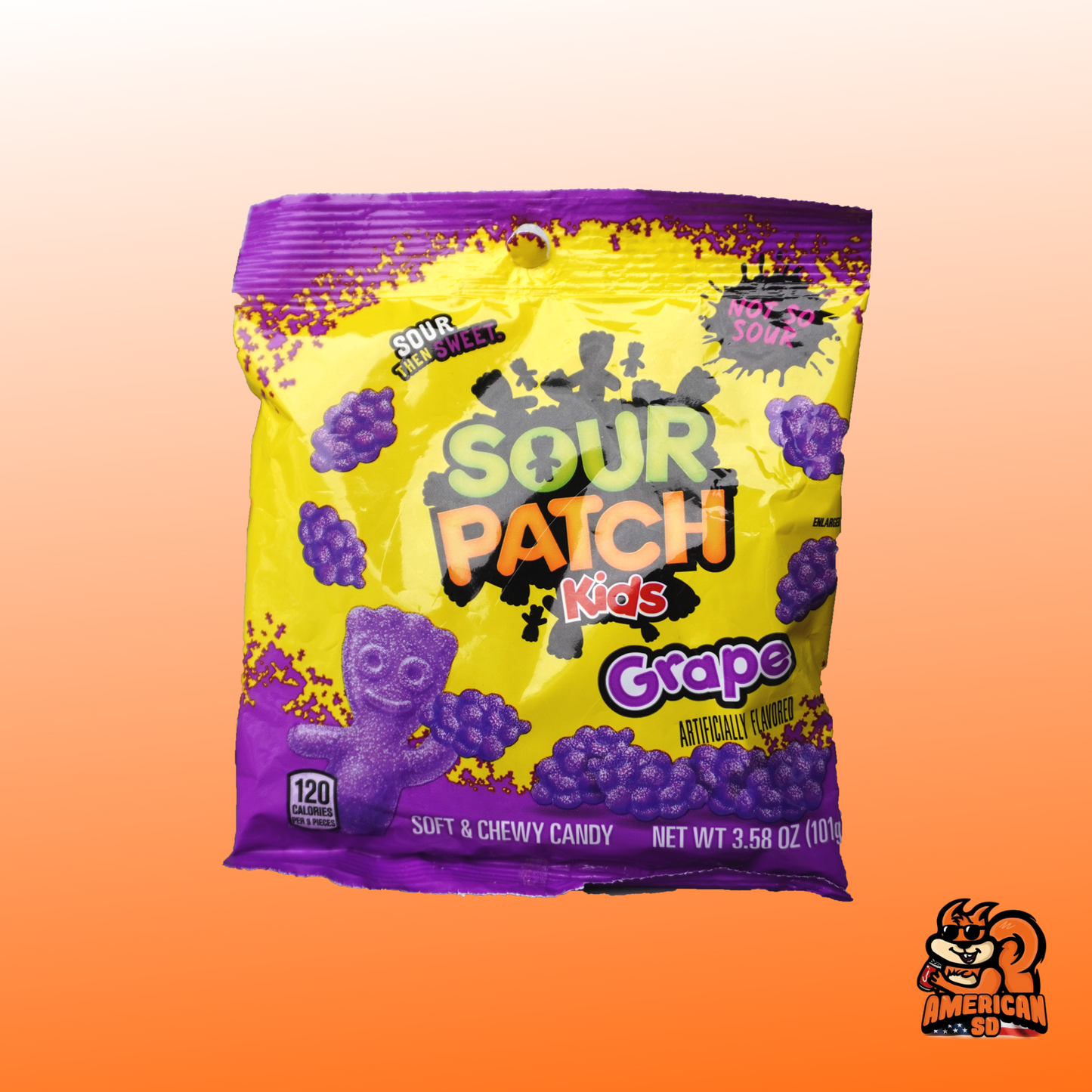 12 x 102g | Sour Patch Kids | Grape