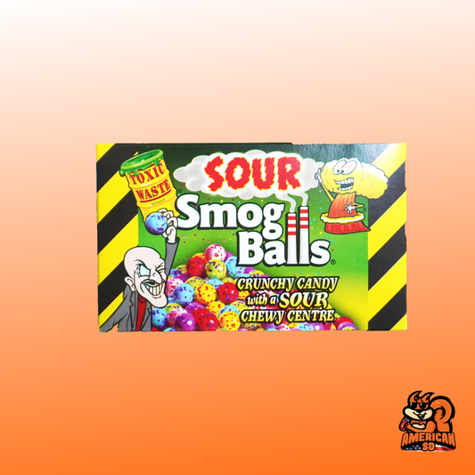 12x85g Toxic Waste Sour Smog Balls