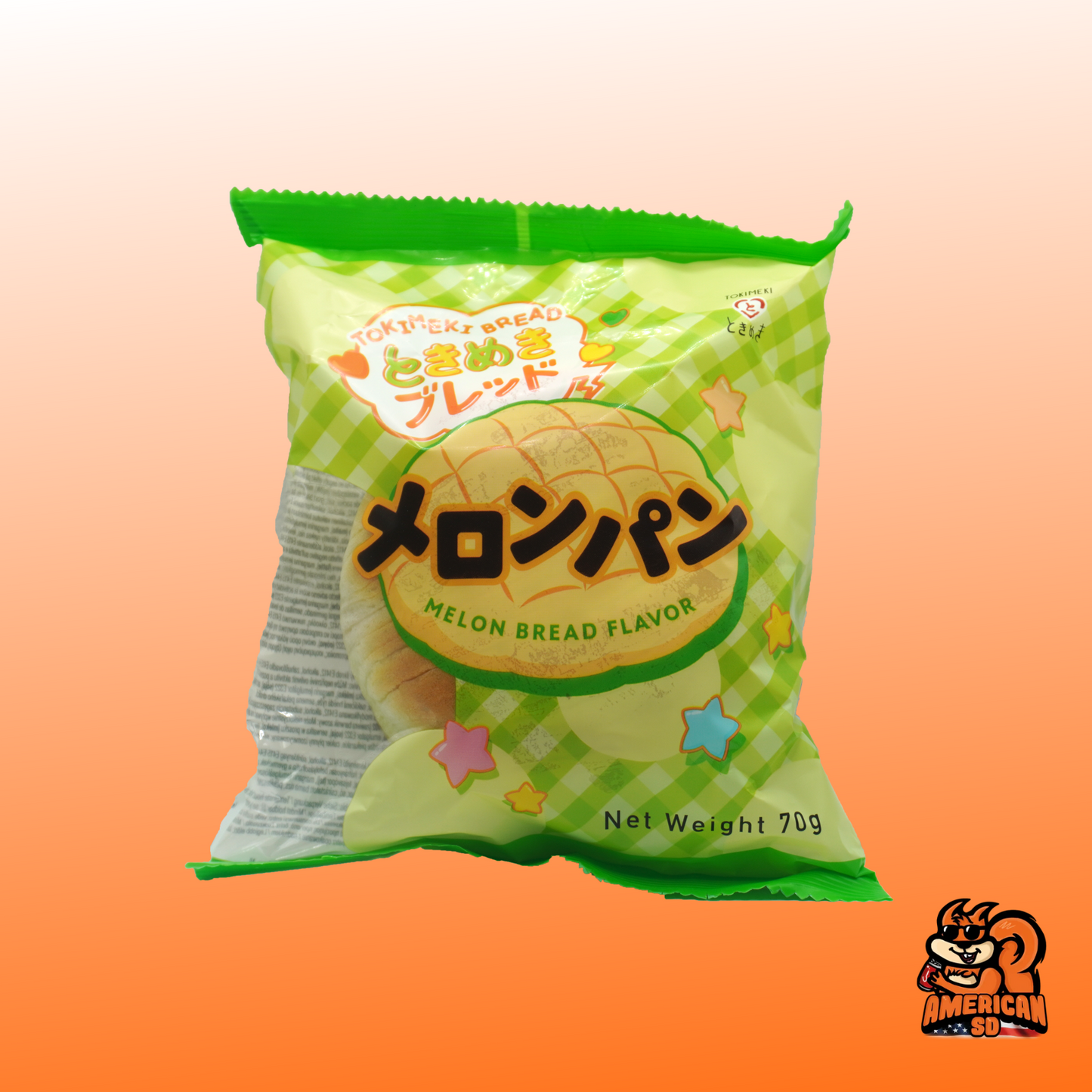 12x70g Tokimeki Bread Melon Flavor