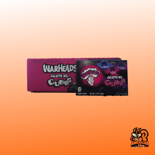 12 x 99g | Warheads Galactic | Cubes Mix Theatre Box