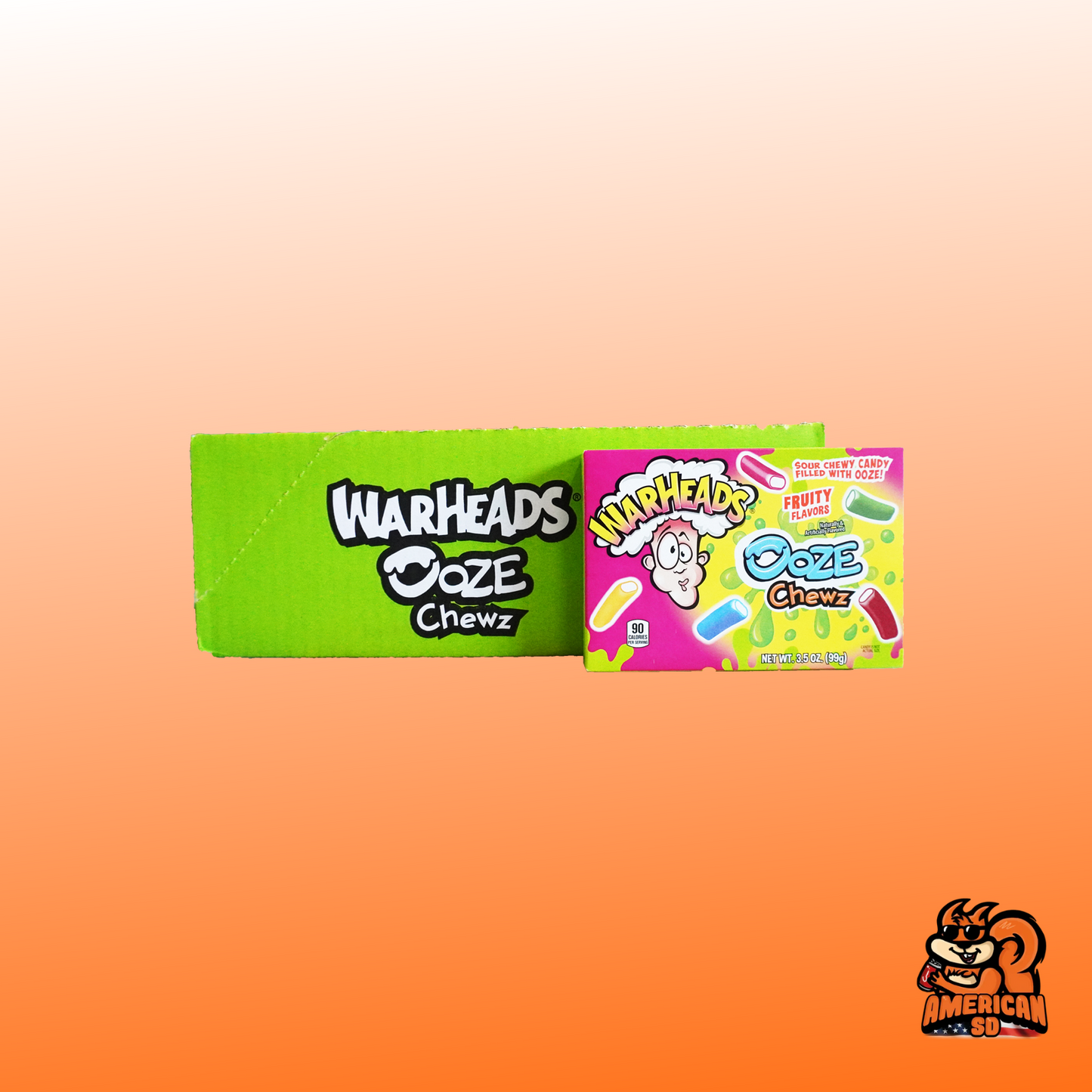 12 x 99g | Warheads | Ooze Chewz