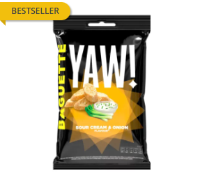 1 x 50g | YAW | Sour Cream & Onion